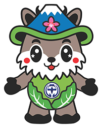 鳴沢村マスコットキャラクター「なるシカくん」のイラスト